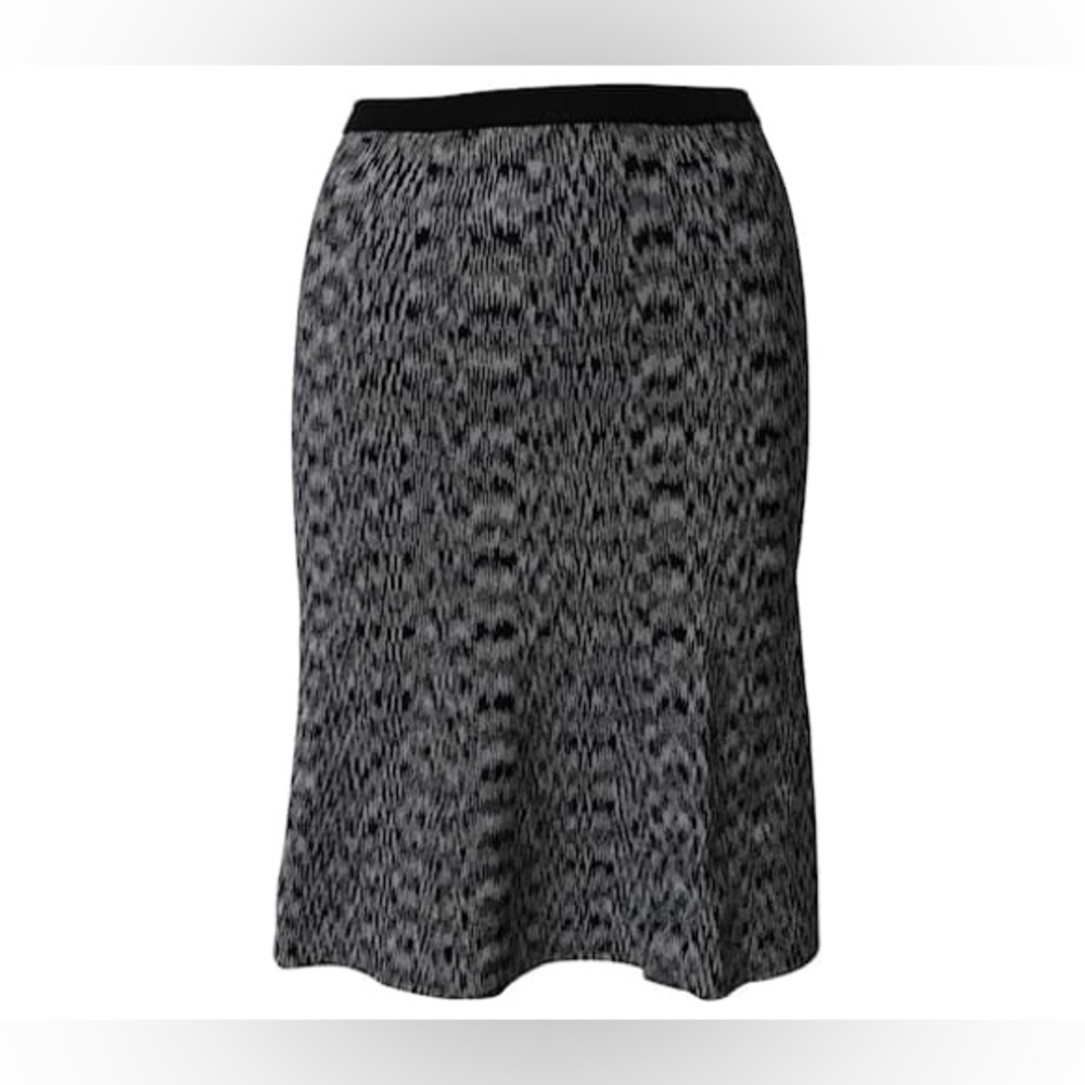 Sandro Printed Knee-Length Skirt